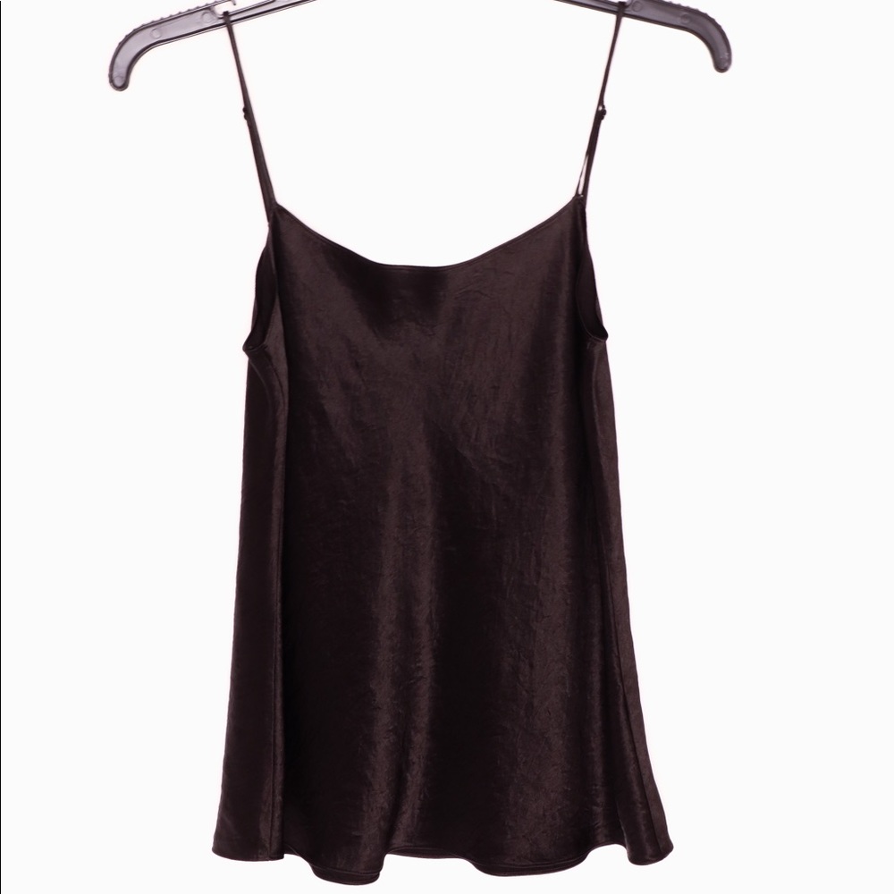 Vince Satin Scoop-Neck Cami